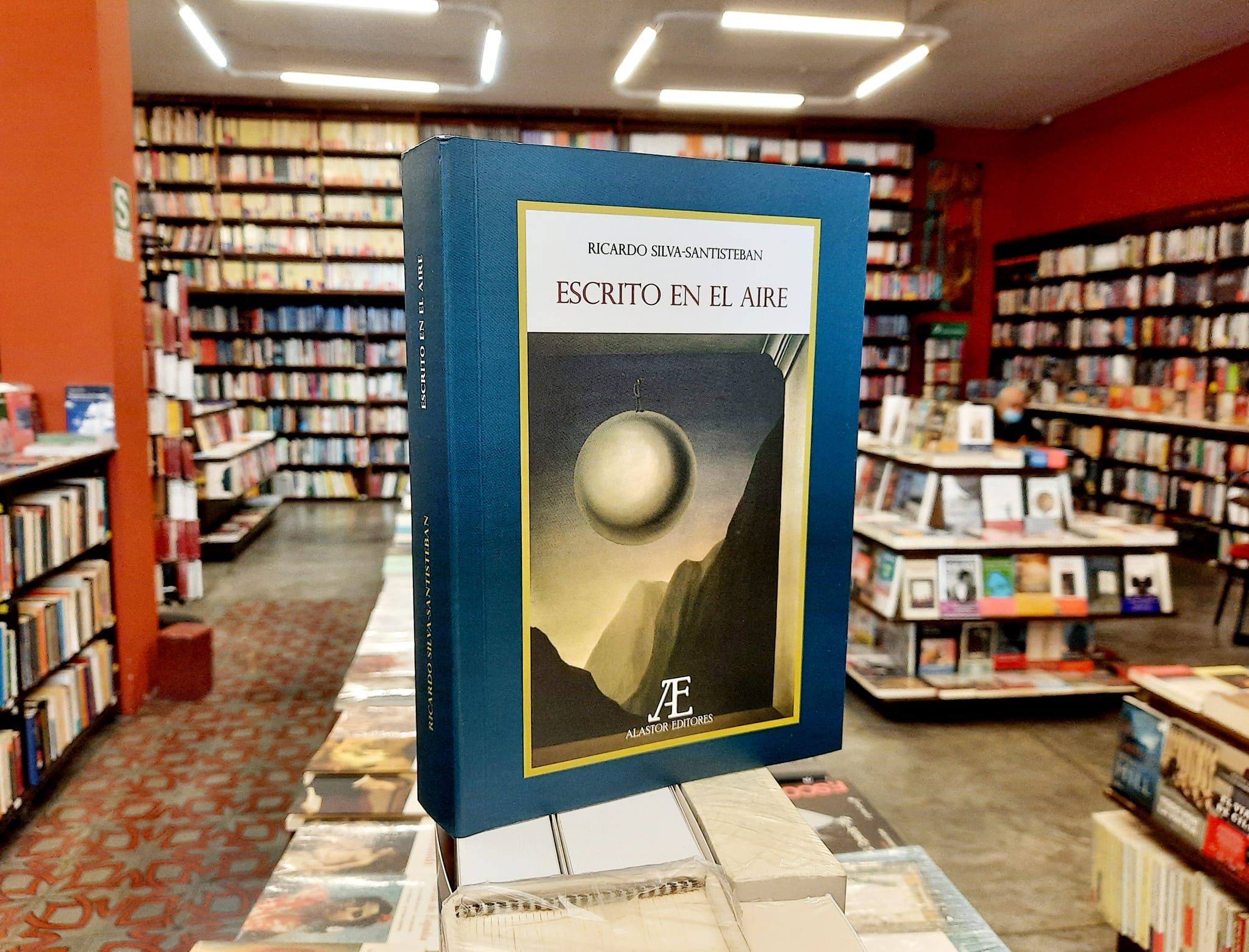 Escrito en el aire en librería El Virrey
