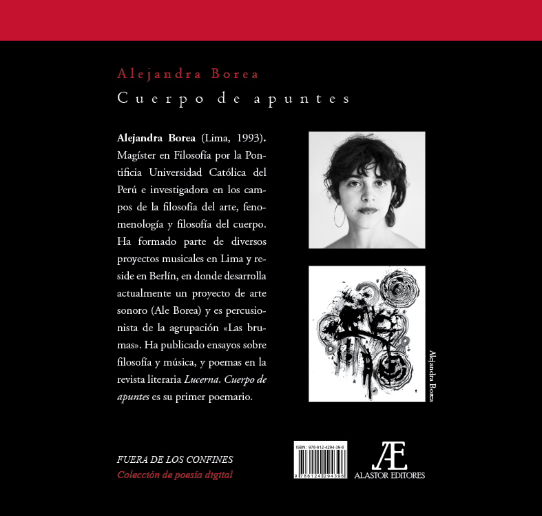 Alejandra Borea - Cuerpo de apuntes (2022) CONTRATAPA
